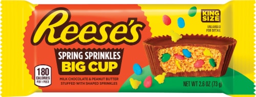 Reese's® Spring Sprinkles Big Cup - King Size Perspective: front