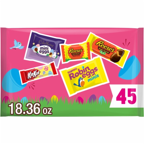 Hershey Assorted Flavored Easter Candy Variety Bag Perspective: front