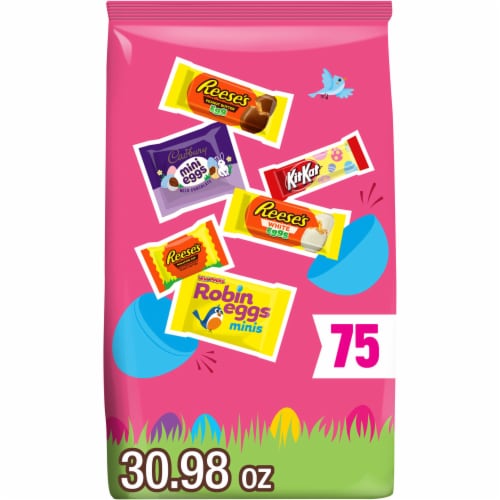Hershey Assorted Flavored Easter Candy Bulk Bag Perspective: front