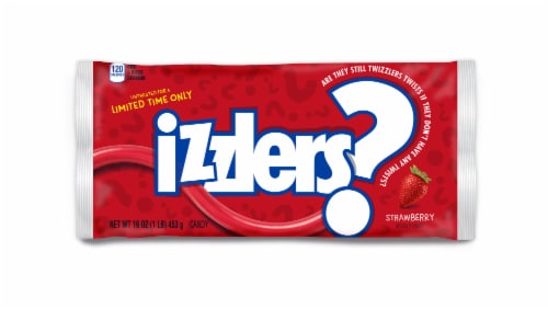 Twizzlers Strawberry Izzlers Perspective: front