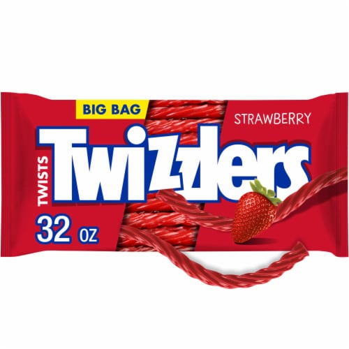 TWIZZLERS Twists Strawberry Flavored Licorice Style Valentine's Day Candy  Big Bag, 1 bag / 32.0 oz - Ralphs