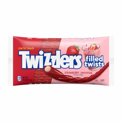 Twizzlers Strawberry Smoothie Filled Twists Perspective: front