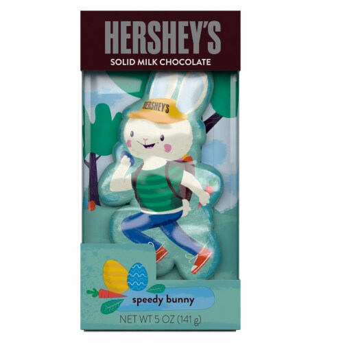 Hershey's Solid Milk Chocolate Speedy Bunny Perspective: front