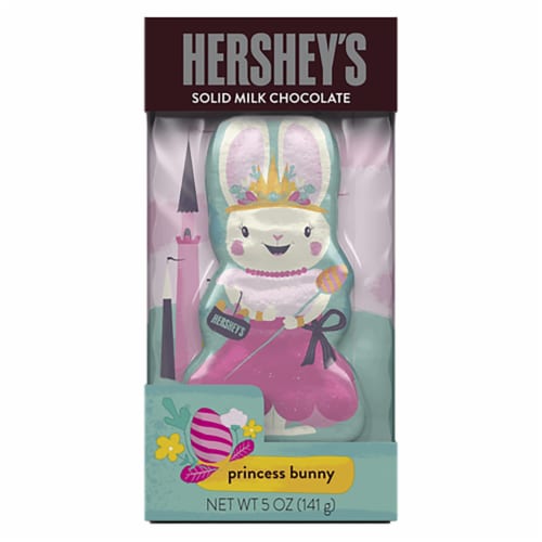 Hershey's Easter Solid Milk Chocolate Princess Bunny Perspective: front