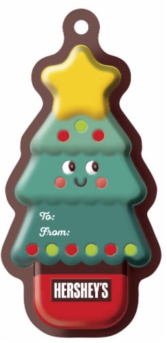 Hershey's Milk Chocolate Tree Gift Tag Holiday Candy, 1.2 oz - Fry's Food  Stores