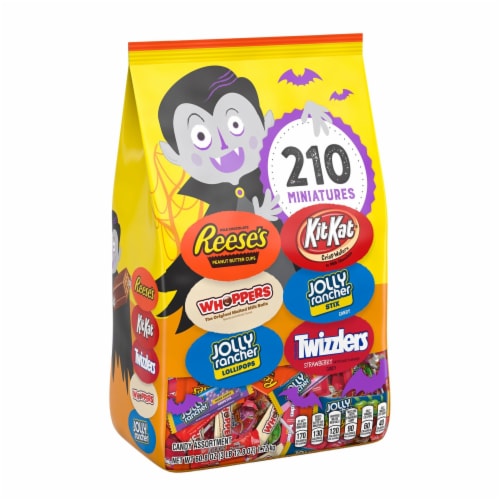 Hershey's Reese's, Jolly Rancher, Twizzlers, Whoppers, and Kit Kat® Candy Assortment Perspective: front