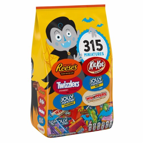 Hershey's Miniature Halloween Candy Assortment Perspective: front