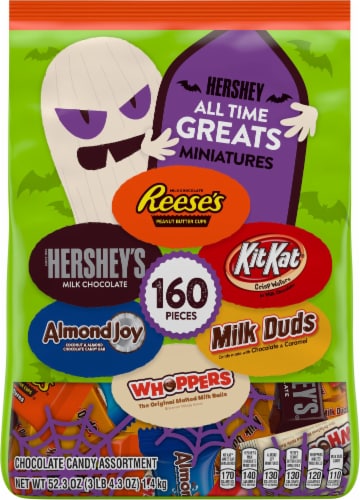 Hershey's All Time Greats Miniatures Candy Assortment Perspective: front