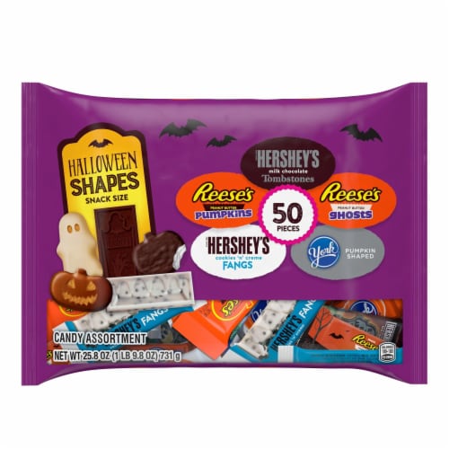 Hershey Spooky Shapes Snack Size Candy Assortment Perspective: front