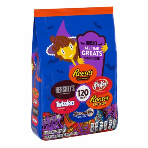 Hershey's All Time Greats Chocolate and Sweets Snack Size Candy Assortment Perspective: front