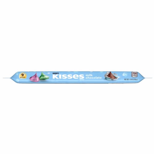 HERSHEY'S KISSES Milk Chocolate Treats Easter Candy Sleeve Perspective: front