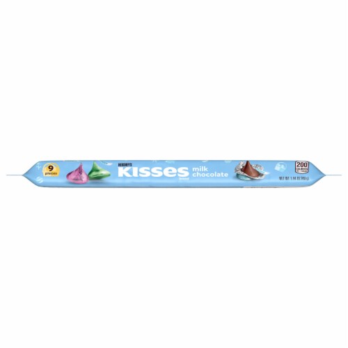 HERSHEY'S KISSES Milk Chocolate Treats Easter Candy Sleeve Perspective: front