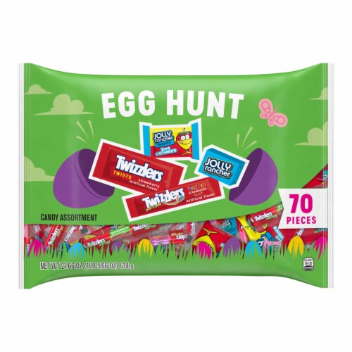 TWIZZLERS and JOLLY RANCHER Fruit Flavored Assortment Treats Easter Candy Variety Bag Perspective: front