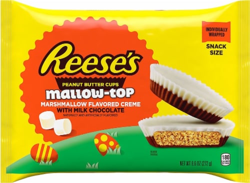 Reese's Marshmallow Top Peanut Butter Cups Perspective: front