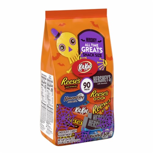 Hershey All Time Greats Chocolate and Peanut Butter Assortment Halloween Perspective: front