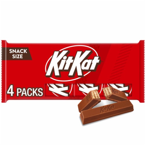 KIT KAT® Milk Chocolate Wafer Snack Size Candy Bars Perspective: front