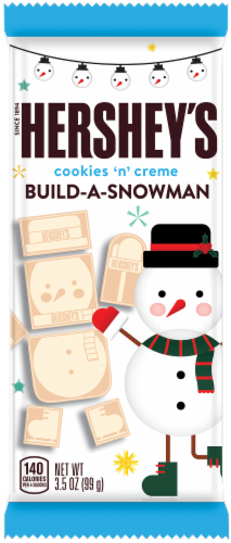 Hershey's Build-A-Snowman Cookies 'n' Cream Chocolate Bar, 3.5 oz - Fry's  Food Stores