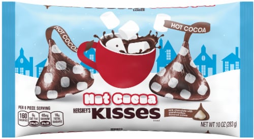 Hershey's Hot Cocoa Kisses Candy Perspective: front