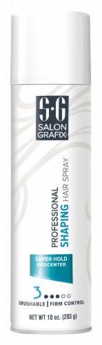 Salon Grafix Unscented Professional Shaping Hair Spray Perspective: front