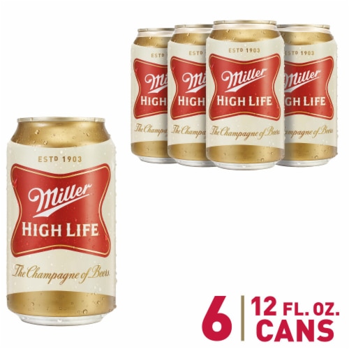 Miller High Life Beer American Lager Beer Perspective: front