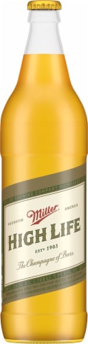 Miller High Life American Lager Beer Perspective: front