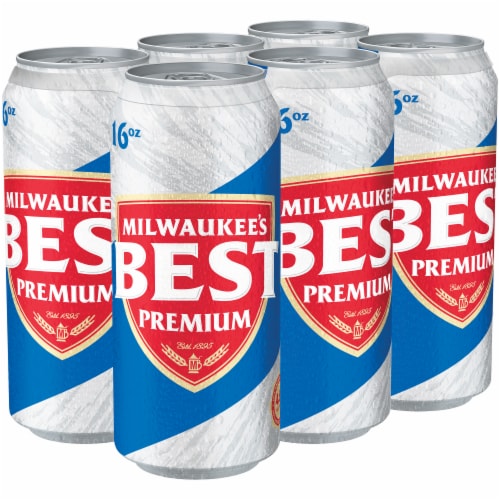 Milwaukee's Best Premium American Lager Beer Perspective: front