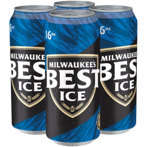 Milwaukee's Best Ice American Lager Beer Perspective: front
