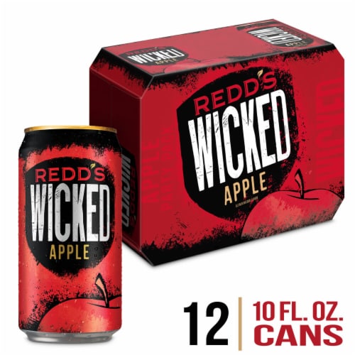 Redd's Wicked Apple Beer Perspective: front