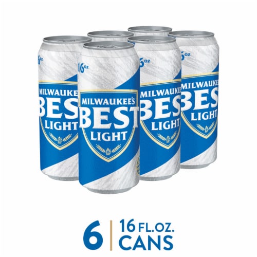 Milwaukee's Best Light American Lager Beer Perspective: front