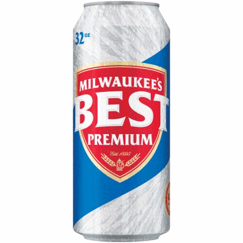 Milwaukee's Best Premium American Lager Beer Perspective: front