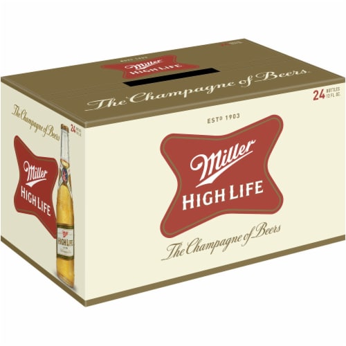 Miller High Life Beer American Lager Beer Perspective: front