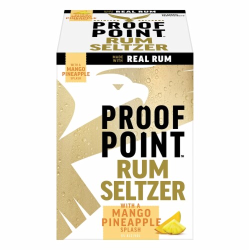 Proof Point Rum Hard Seltzer Perspective: front