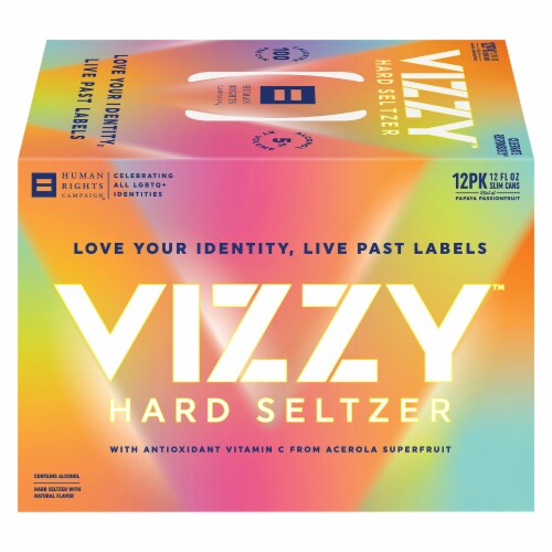 Vizzy Hard Seltzer Perspective: front