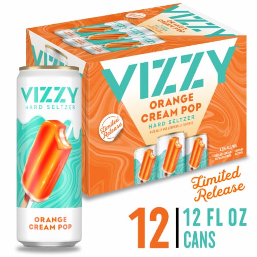 Vizzy Orange Cream Pop Gluten Free Hard Seltzer