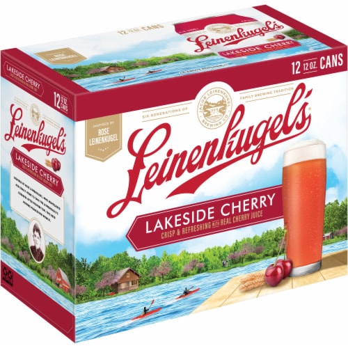 Leinenkugel's Lakeside Cherry Lager Craft Beer Perspective: front