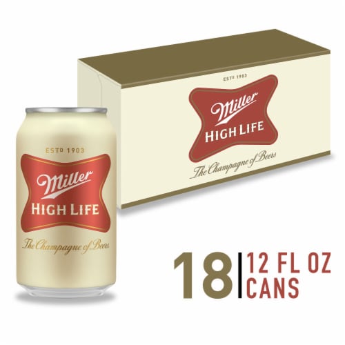 Miller High Life Beer American Lager Beer Perspective: front