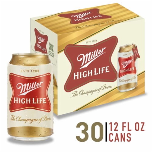 Miller High Life Beer American Lager Beer Perspective: front
