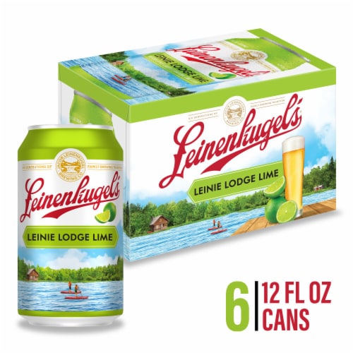 Leinenkugel's Leinie Lodge Lime Mexican Style Lager Craft Beer Perspective: front