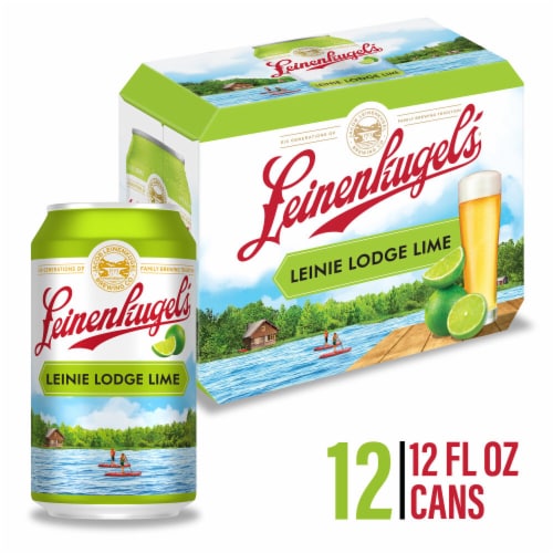 Leinenkugel's Leinie Lodge Lime Mexican Style Lager Craft Beer Perspective: front
