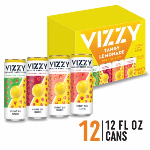 Vizzy Lemonade Hard Seltzer Variety Pack Perspective: front