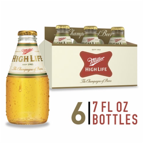 Miller High Life Beer American Lager Beer Perspective: front