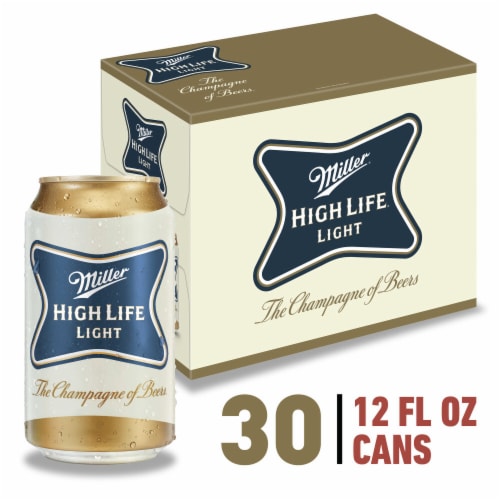 Miller High Life Light Pale Lager Beer Perspective: front