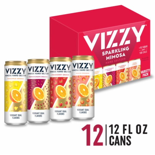 Vizzy Mimosa Hard Seltzer Variety Pack Perspective: front