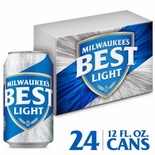 Milwaukee's Best Light American Lager Beer Perspective: front