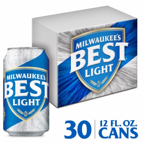 Milwaukee's Best Light American Lager Beer Perspective: front