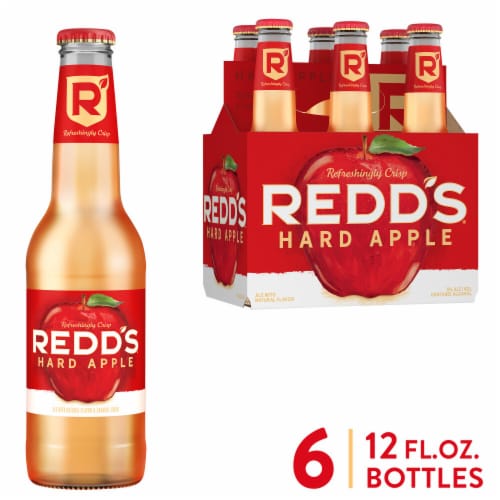 Redd's Hard Apple Ale Beer Perspective: front