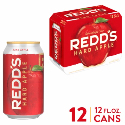 Redd's Hard Apple Ale Beer Perspective: front
