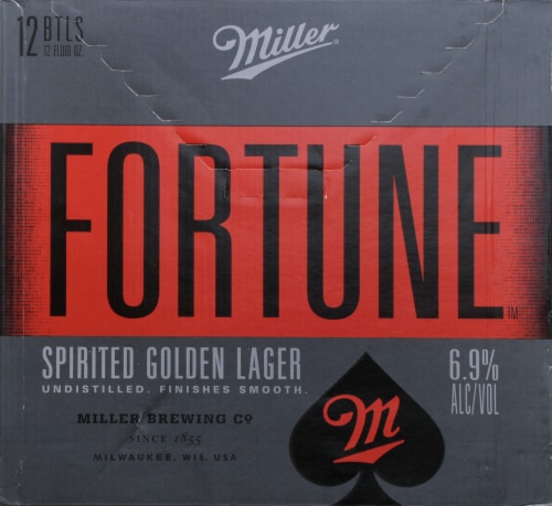 Miller Fortune Beer Perspective: front