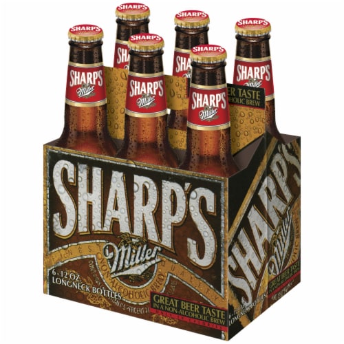 Sharp's Non-Alcoholic Brew 6 Count Perspective: front