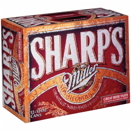 Sharp's Non-Alcoholic Brew 12 Count Perspective: front